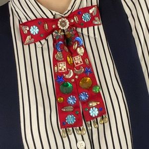 1940s handmade bow tie